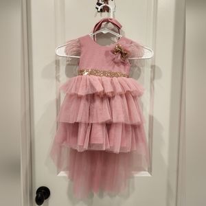Baby Girl Pink Ruffle Dress